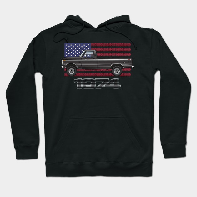 74 Black 2 Hoodie by JRCustoms44